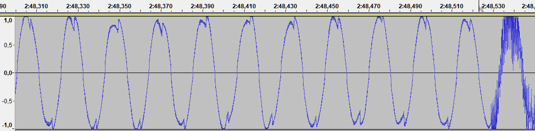 Audacity: VU up to 1.08 Zoom